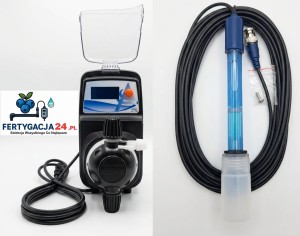 Pompka Dozująca Pompa dozująca HC151+PH-RX M80 PVDF-CE- VT 230V Z SONDĄ pH 